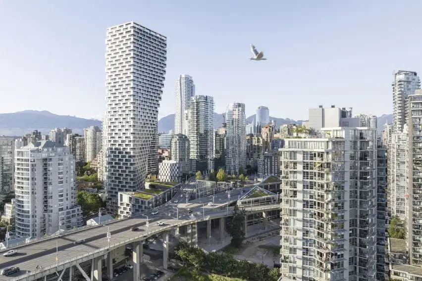 The twisted skyscrapers in Vancouver have an extremely challenging curtain wall system.