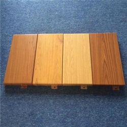 aluminum wooden grain panel for deocration