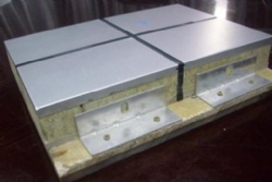 insulation board rock wool aluminum facade