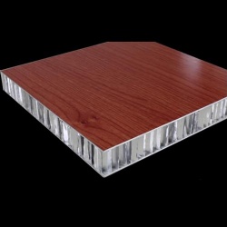 Aluminum honeycomb board powder coated